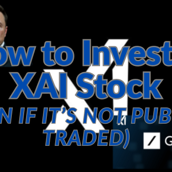 Elon Musk’s xAI logo with Grok visual symbolizing investment opportunities.