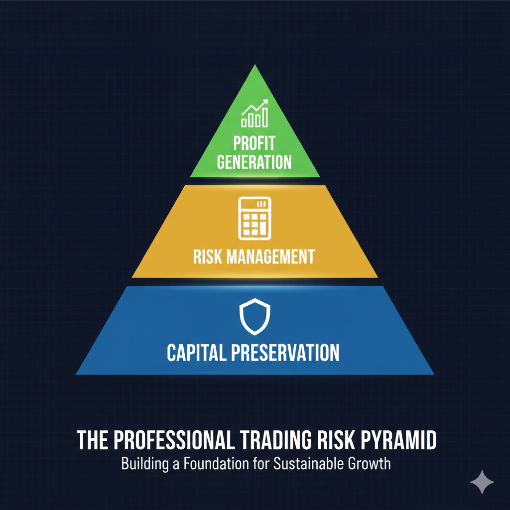 Trading Risk Pyramid - How Professional Traders Think About Risk